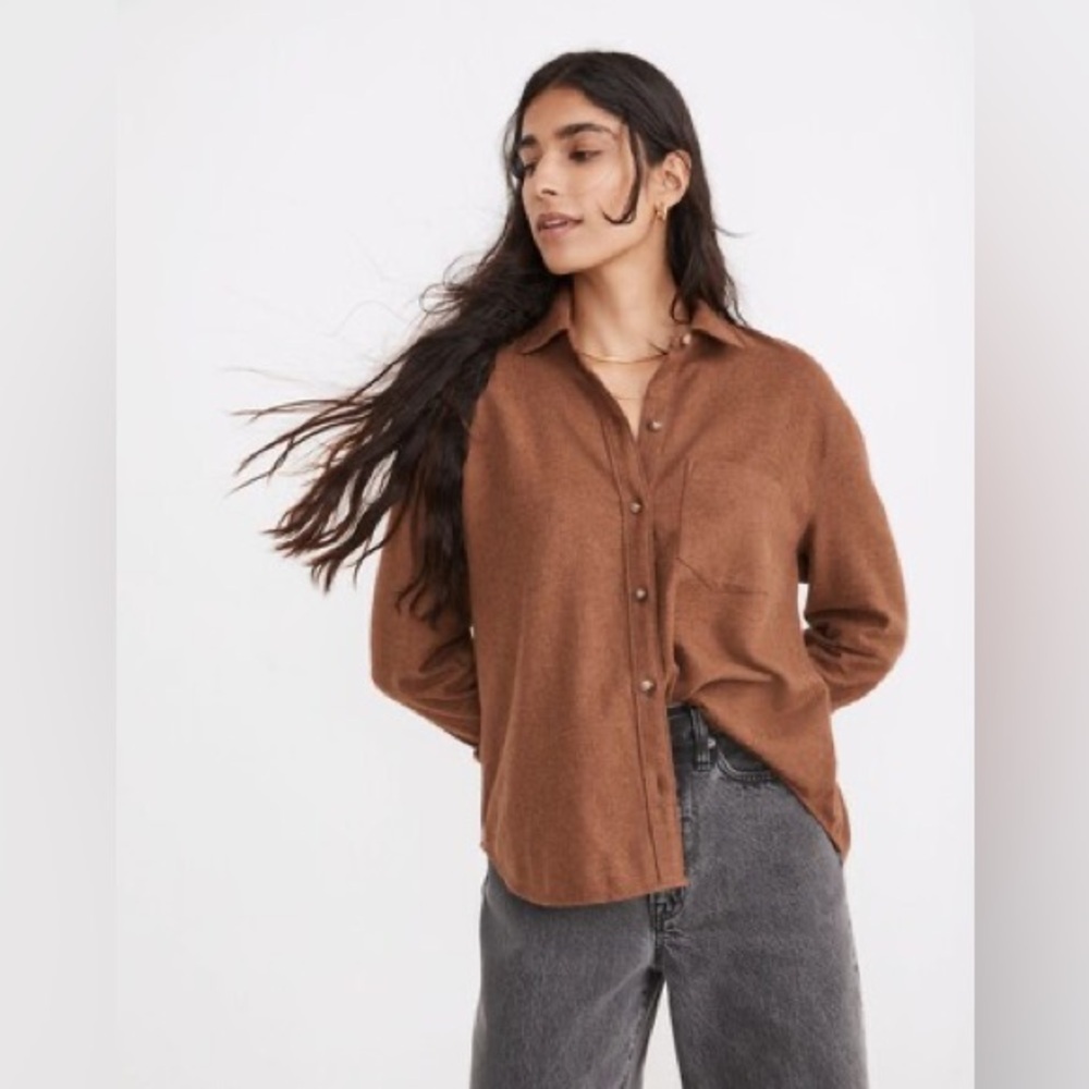 Madewell Flannel Kempton Button-Up Shirt size 2X